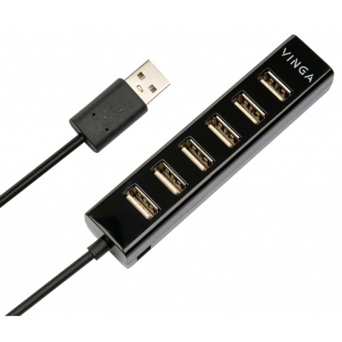 Концентратор Vinga USB2.0 to 7*USB2.0 HUB (VHA2A7) 98_98.jpg - фото 1