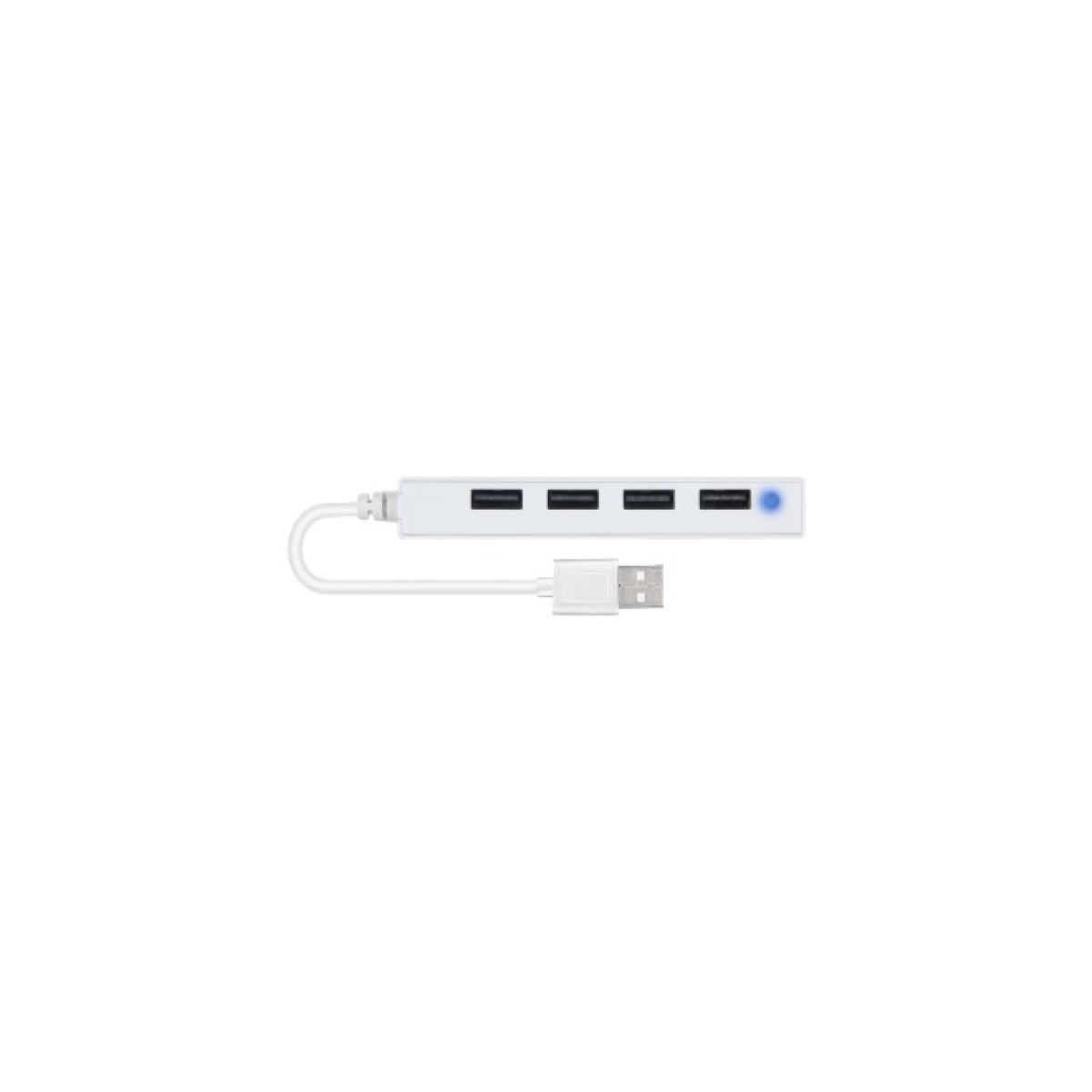 Концентратор Speedlink SNAPPY SLIM USB Hub, 4-Port, USB 2.0, Passive, White (SL-140000-WE) 98_98.jpg - фото 2