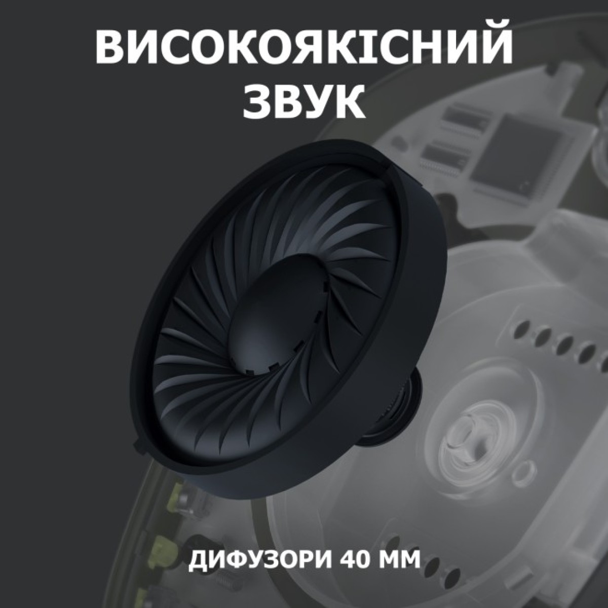 Навушники Logitech G435 Lightspeed Wireless Gaming Headset Black (981-001050) 98_98.jpg - фото 2