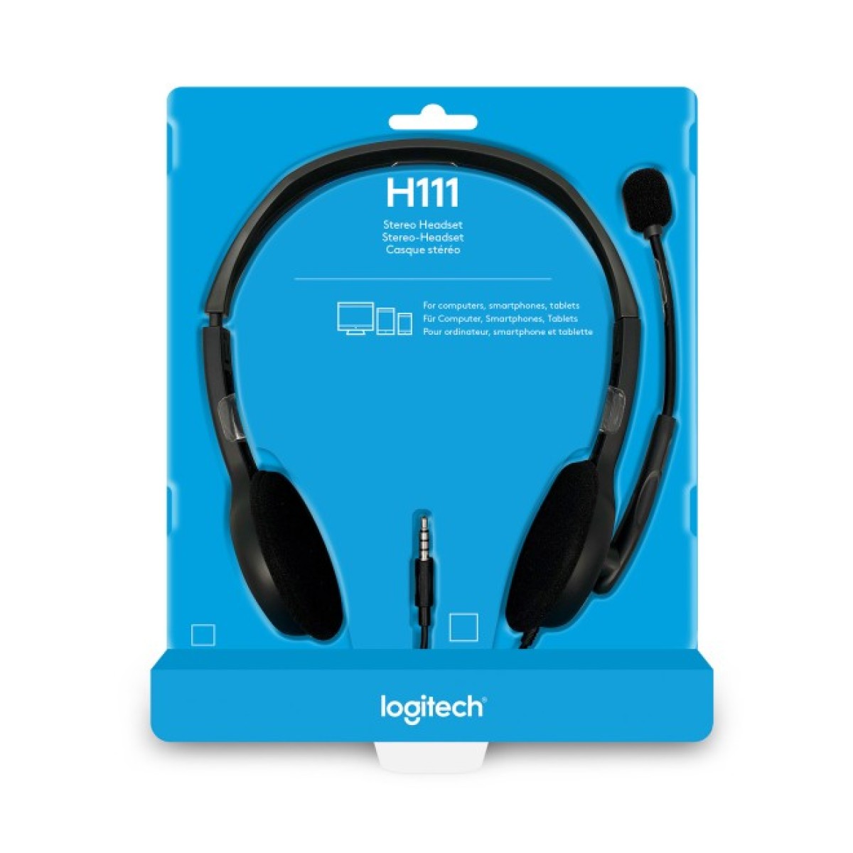 Навушники Logitech H110 Stereo Headset with 2*3pin jacks (981-000271) 98_98.jpg - фото 3