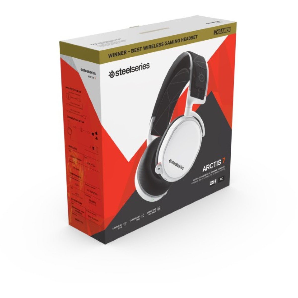 Наушники SteelSeries Arctis 7 White 2019 Edition (61508) 98_98.jpg - фото 3