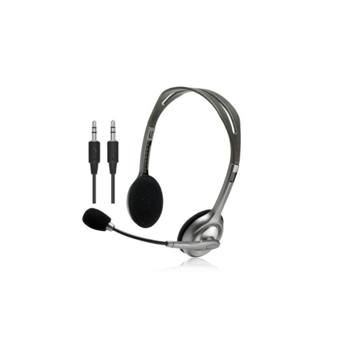 Наушники Logitech H110 Stereo Headset with 2*3pin jacks (981-000271) 256_256.jpg