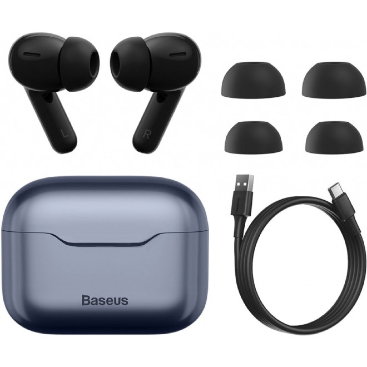 Наушники Baseus True Wireles Earphones S1 Pro Tarnish Black (NGS1P-0A) 98_98.jpg - фото 4