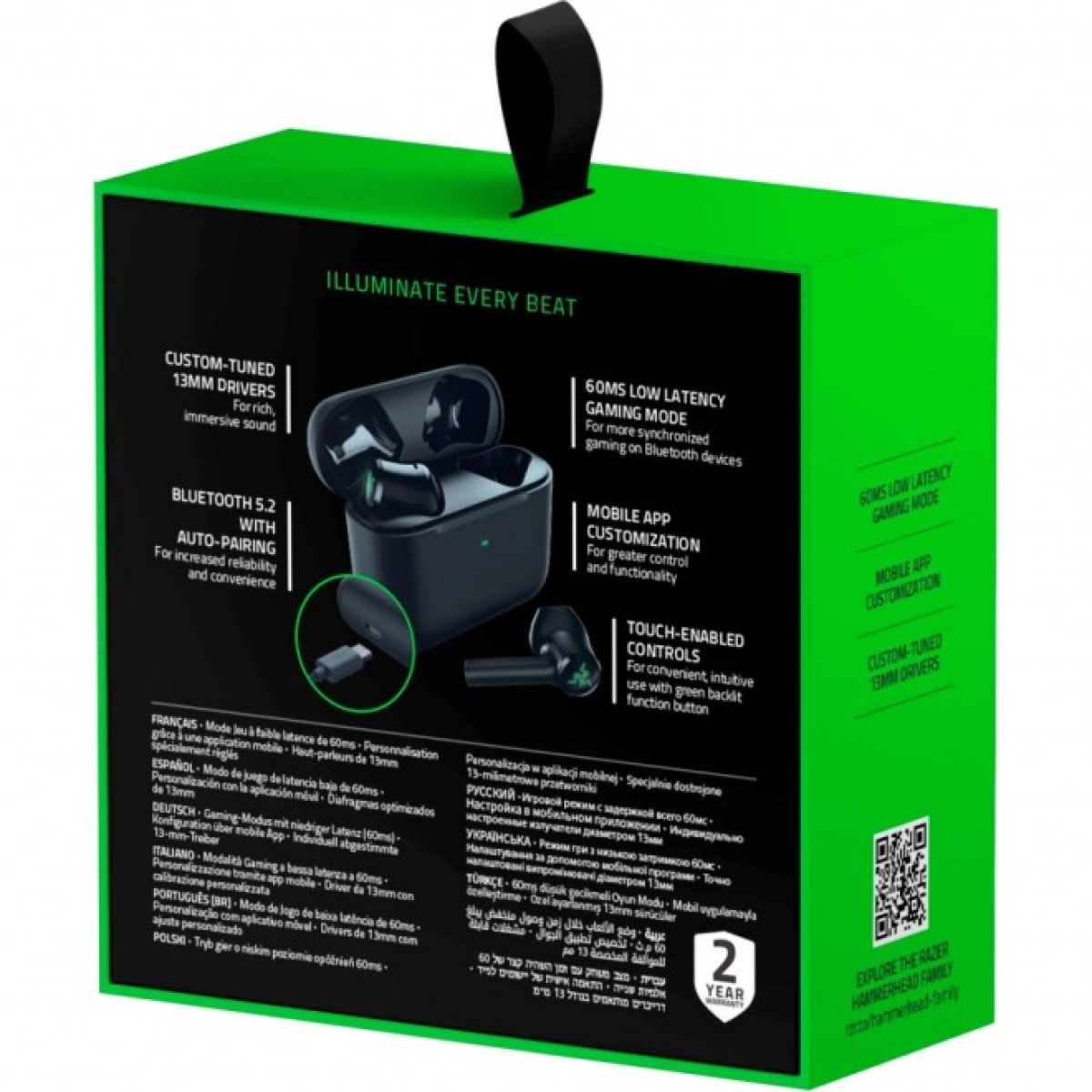 Наушники Razer Hammerhead True Wireless X Black (RZ12-03830100-R3G1) 98_98.jpg - фото 6