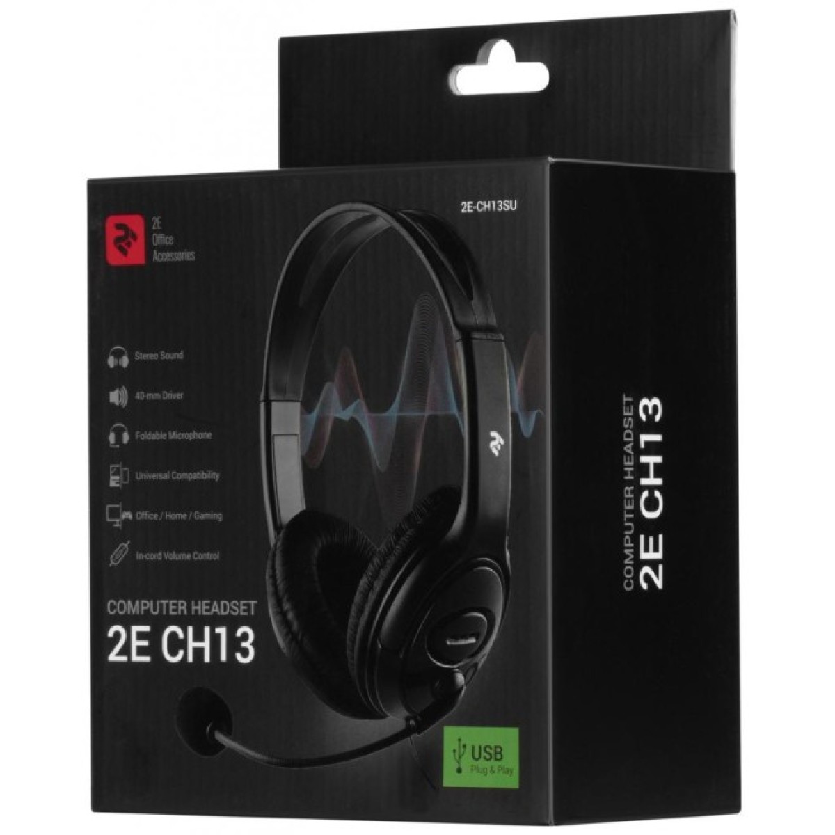 Навушники 2E CH13 Over-Ear 3.5mm / 2*3.5mm (2E-CH13SJ) 98_98.jpg - фото 4