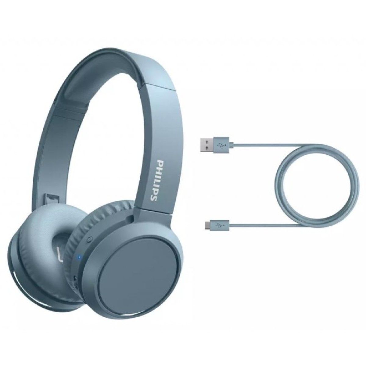 Наушники Philips Bluetooth headpohones TAH4205 Wireless Mic Blue (TAH4205BL/00) 98_98.jpg - фото 7