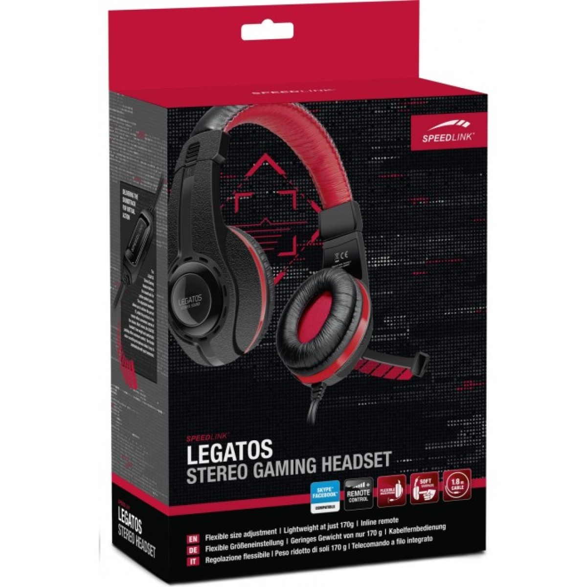 Навушники Speedlink LEGATOS Stereo Gaming Headset black (SL-860000-BK) 98_98.jpg - фото 2