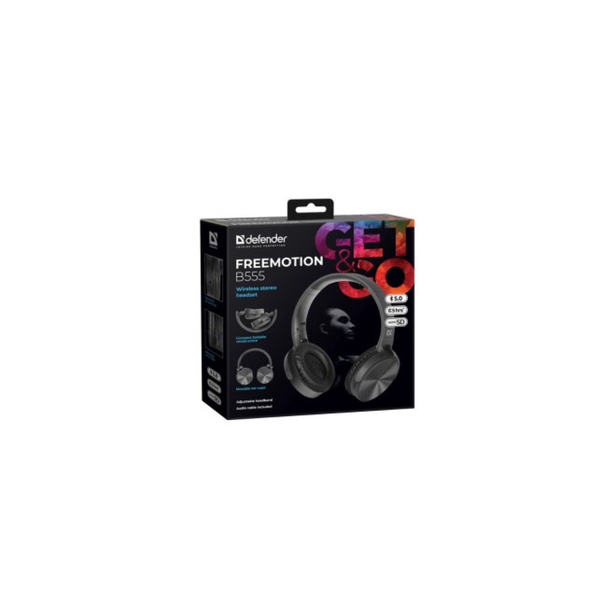 Наушники Defender FreeMotion B555 Bluetooth Black (63555) 98_98.jpg - фото 4