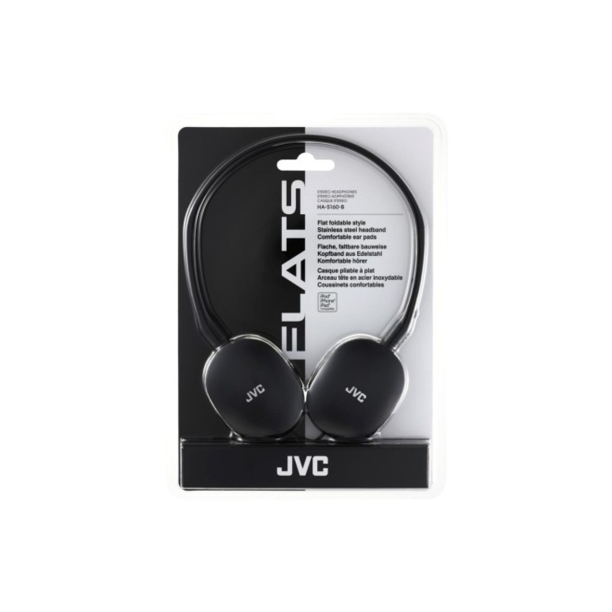 Наушники JVC HA-S160 Black (HA-S160-B-EF) 98_98.jpg - фото 2