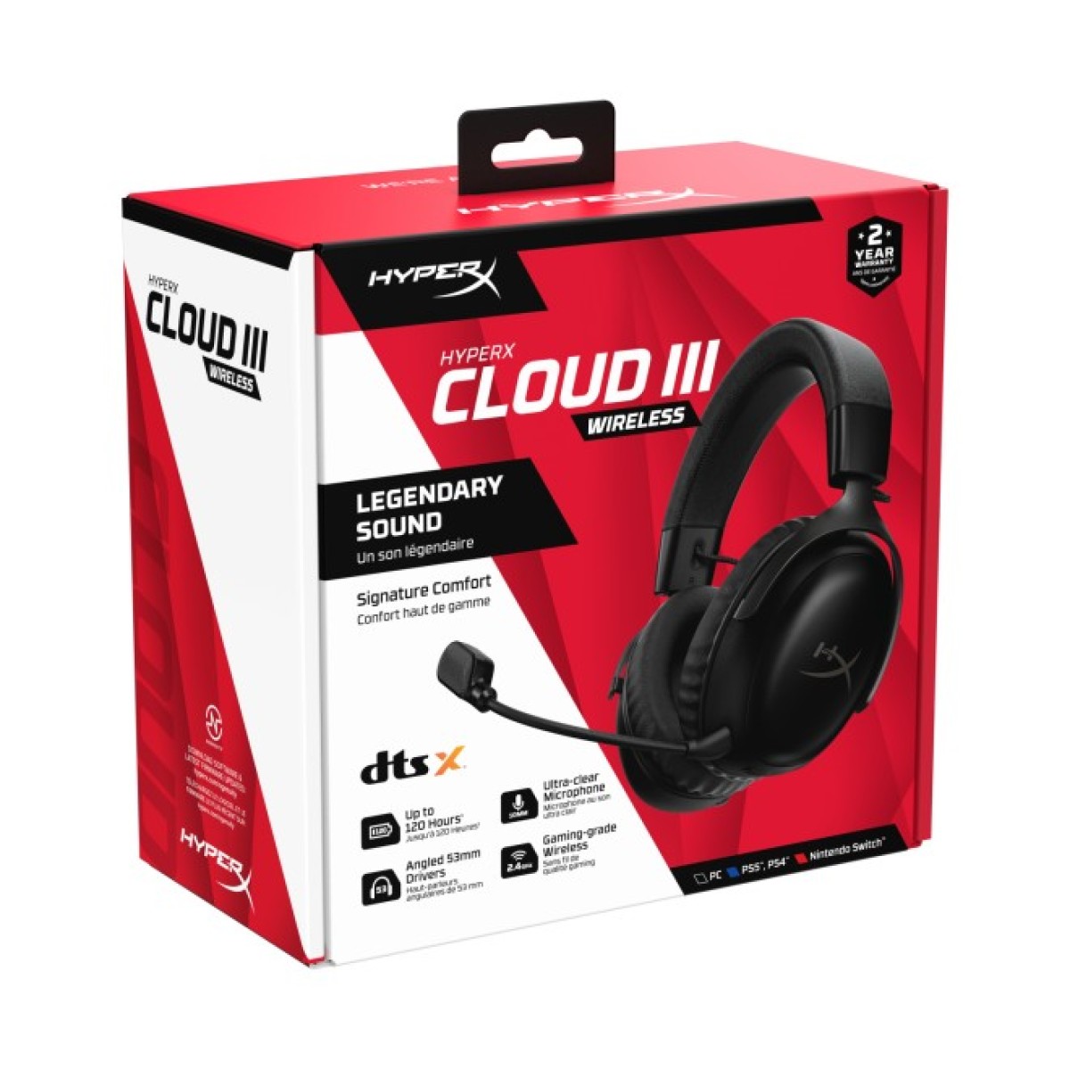 Наушники HyperX Cloud III Wireless Black (77Z45AA) 98_98.jpg - фото 2