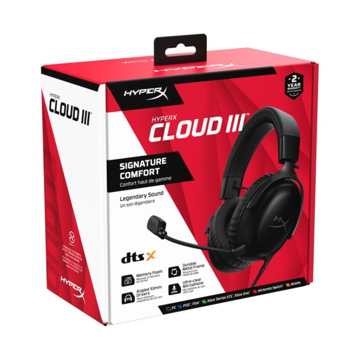 Навушники HyperX Cloud III Black (727A8AA) 98_98.jpg - фото 4