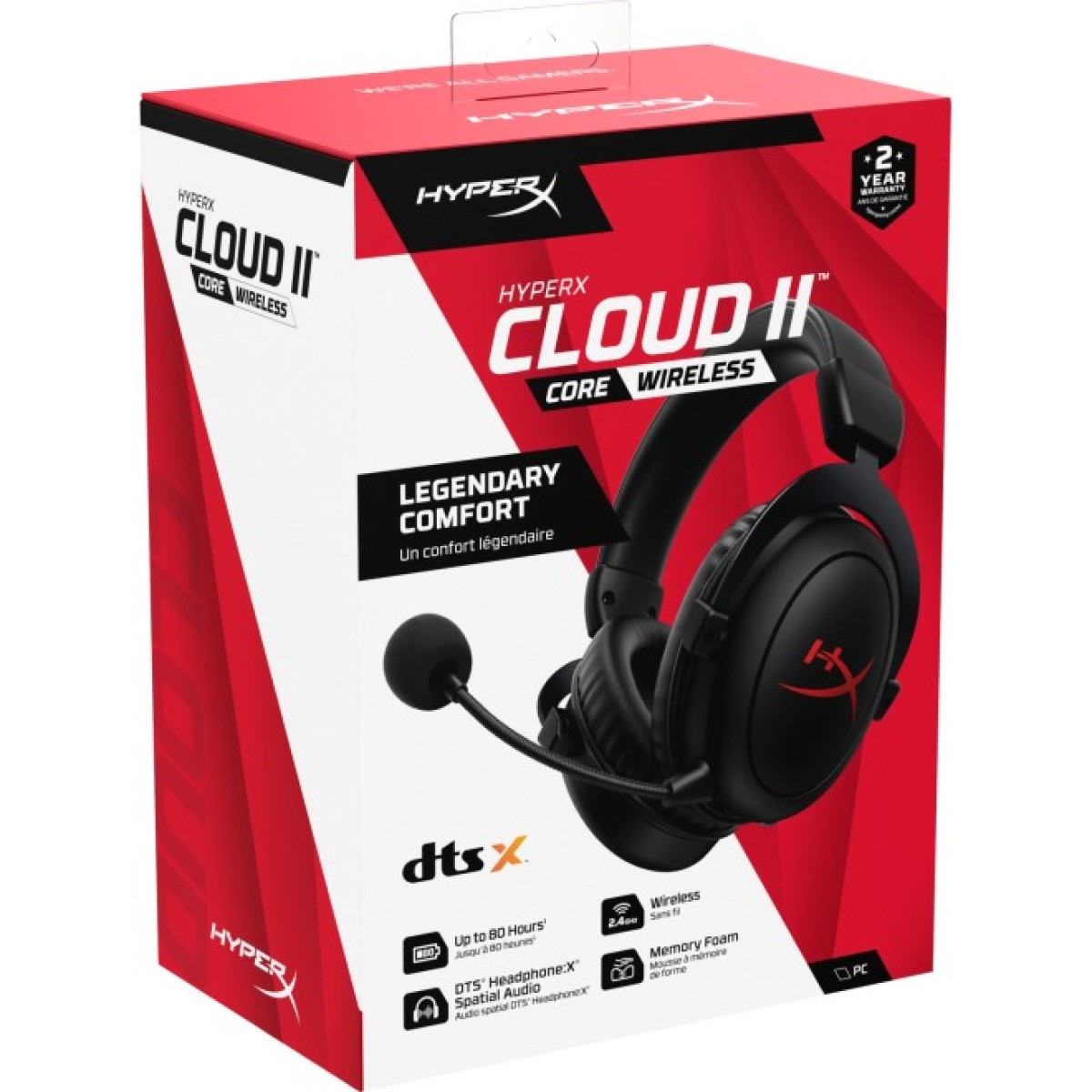 Наушники HyperX Cloud II Core Wireless Black (6Y2G8AA) 98_98.jpg - фото 7