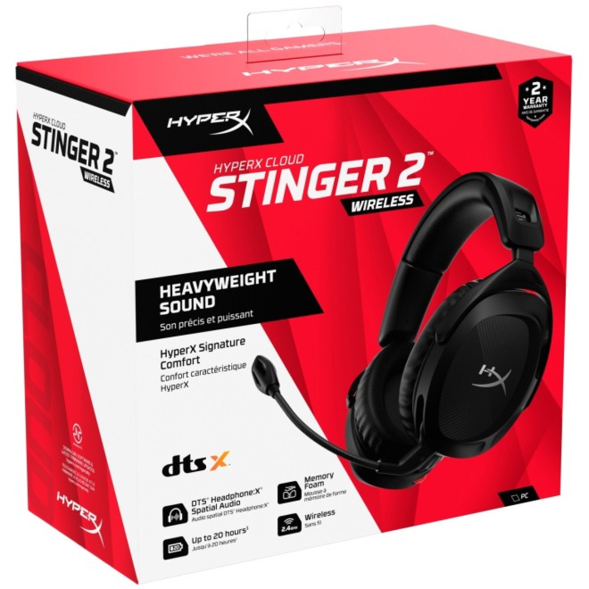 Наушники HyperX Cloud Stinger 2 Wireless Black (676A2AA) 98_98.jpg - фото 3