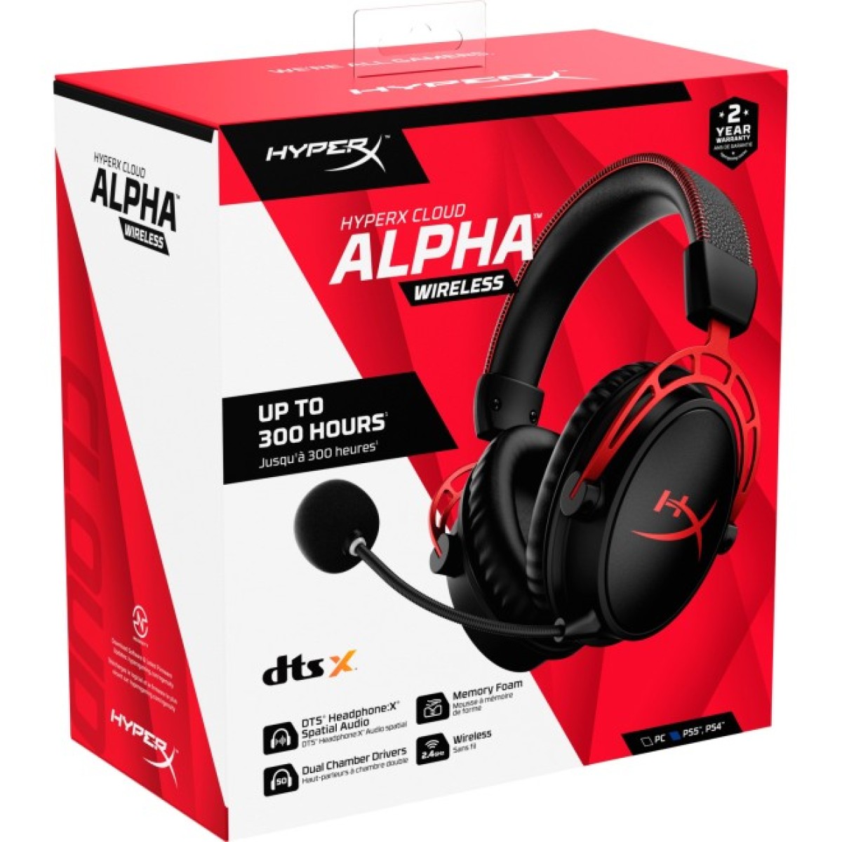 Наушники HyperX Cloud Alpha Wireless Black (4P5D4AA) 98_98.jpg - фото 4