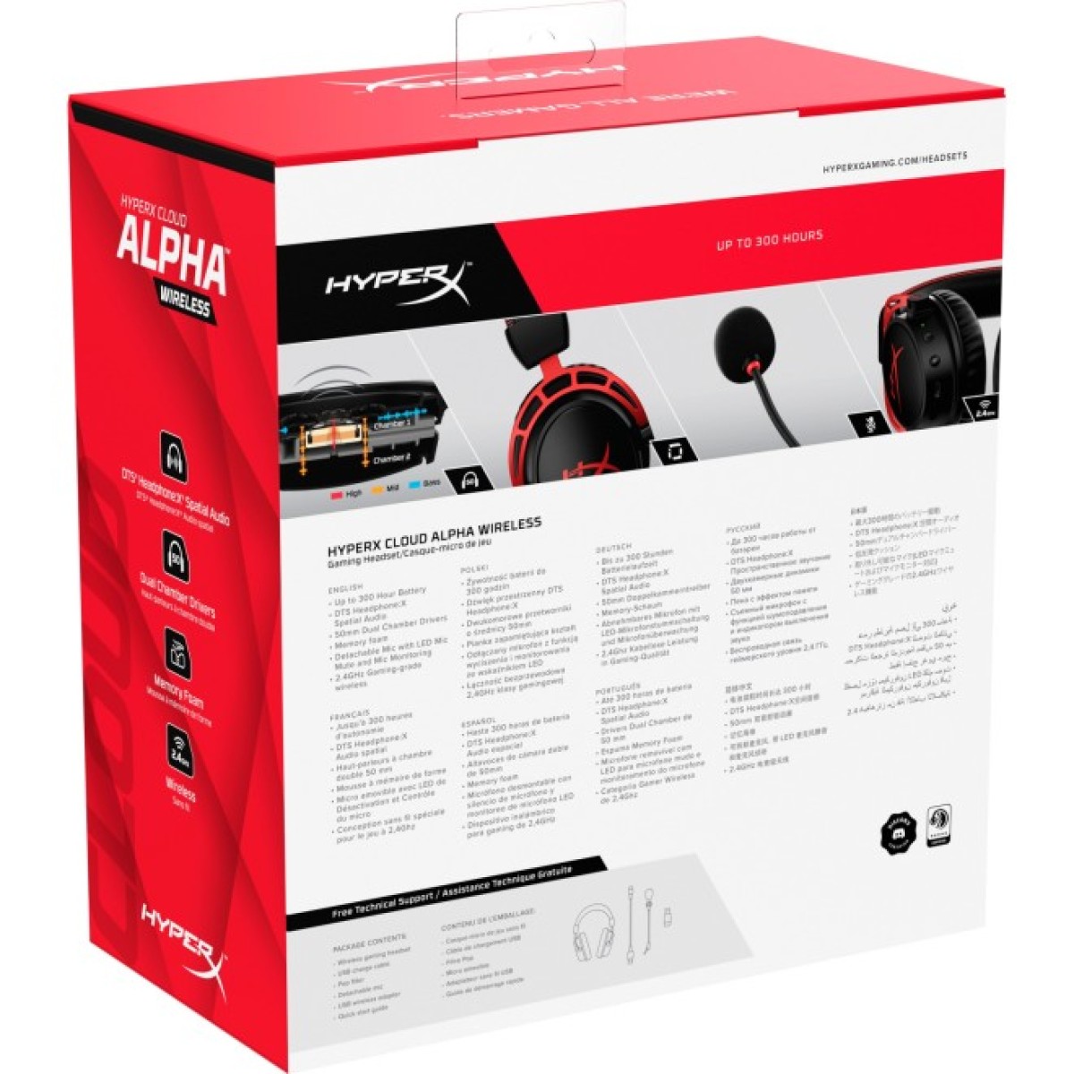 Наушники HyperX Cloud Alpha Wireless Black (4P5D4AA) 98_98.jpg - фото 6