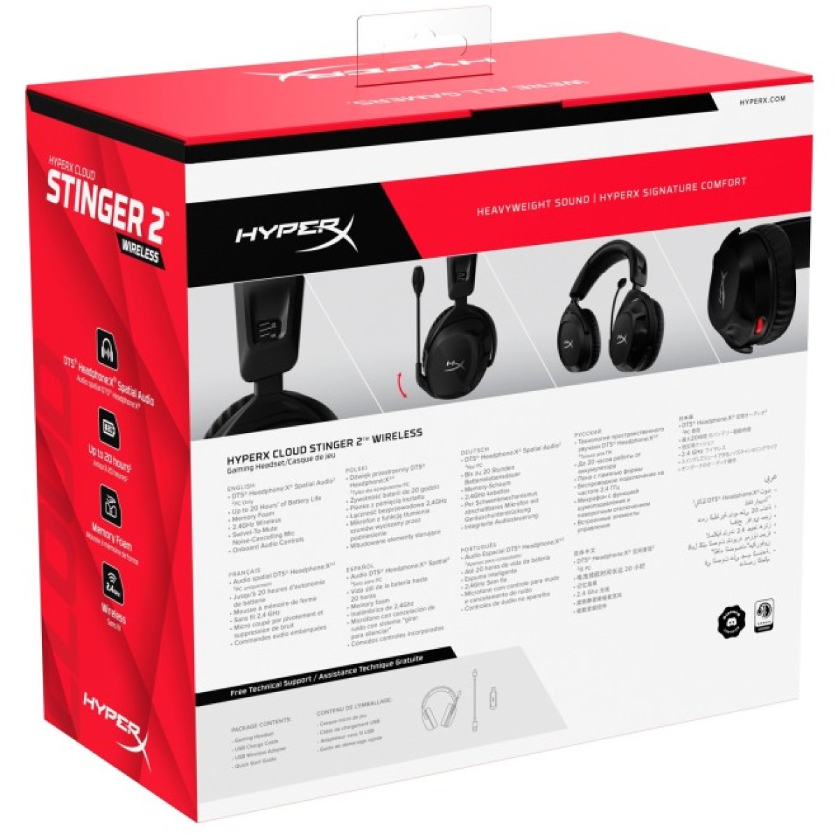 Наушники HyperX Cloud Stinger 2 Wireless Black (676A2AA) 98_98.jpg - фото 8