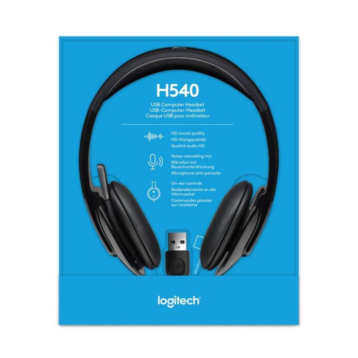 Наушники Logitech H540 USB Headset (981-000480) 98_98.jpg - фото 3