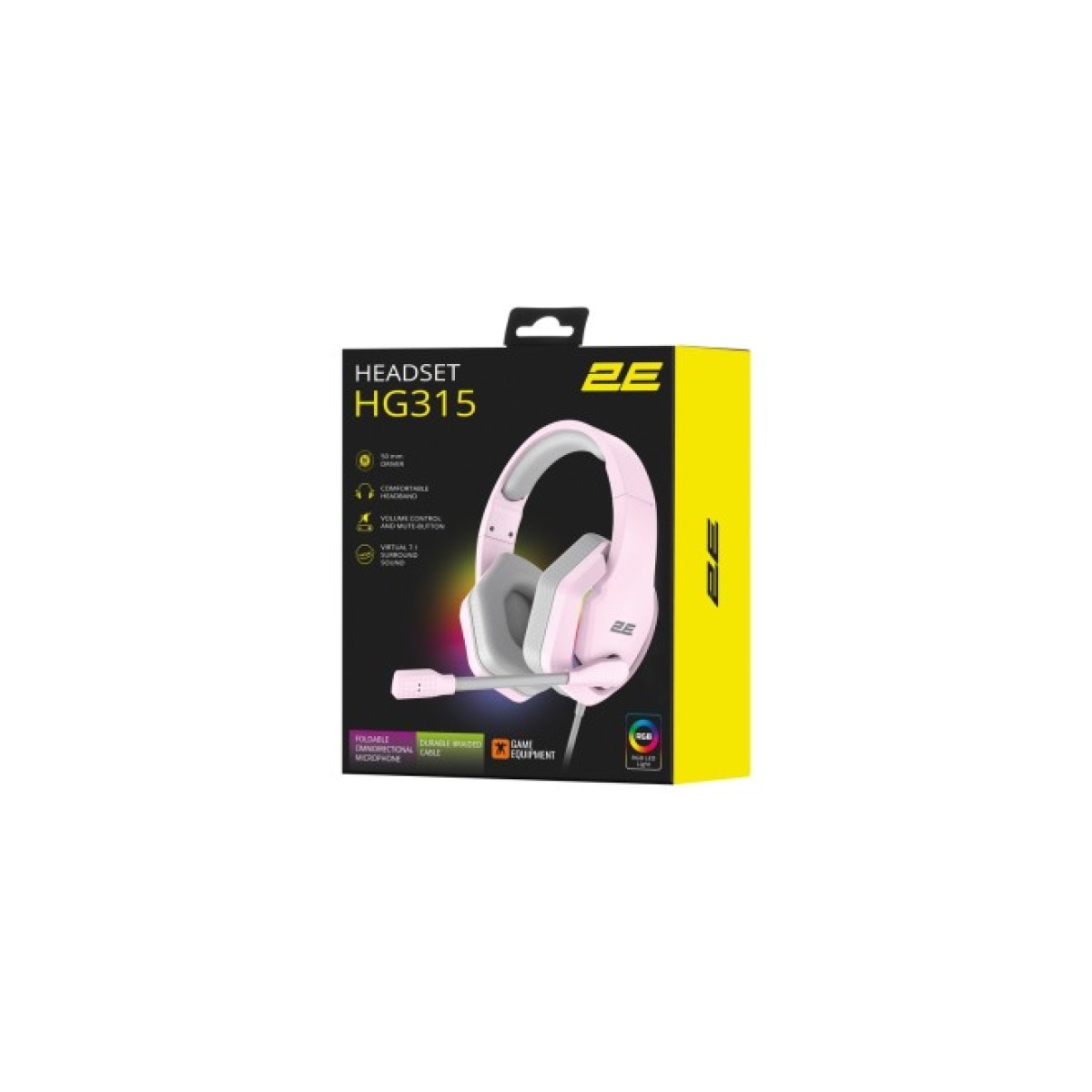 Наушники 2E Gaming HG315 RGB USB 7.1 Pink (2E-HG315PK-7.1) 98_98.jpg - фото 2