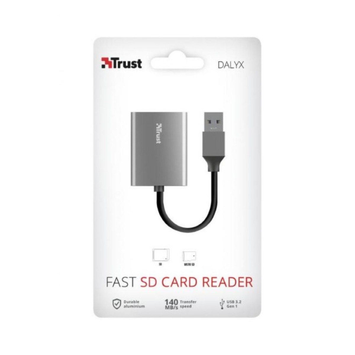 Считыватель флеш-карт Trust Dalyx Fast USB 3.2 Card reader (24135) 98_98.jpg - фото 2