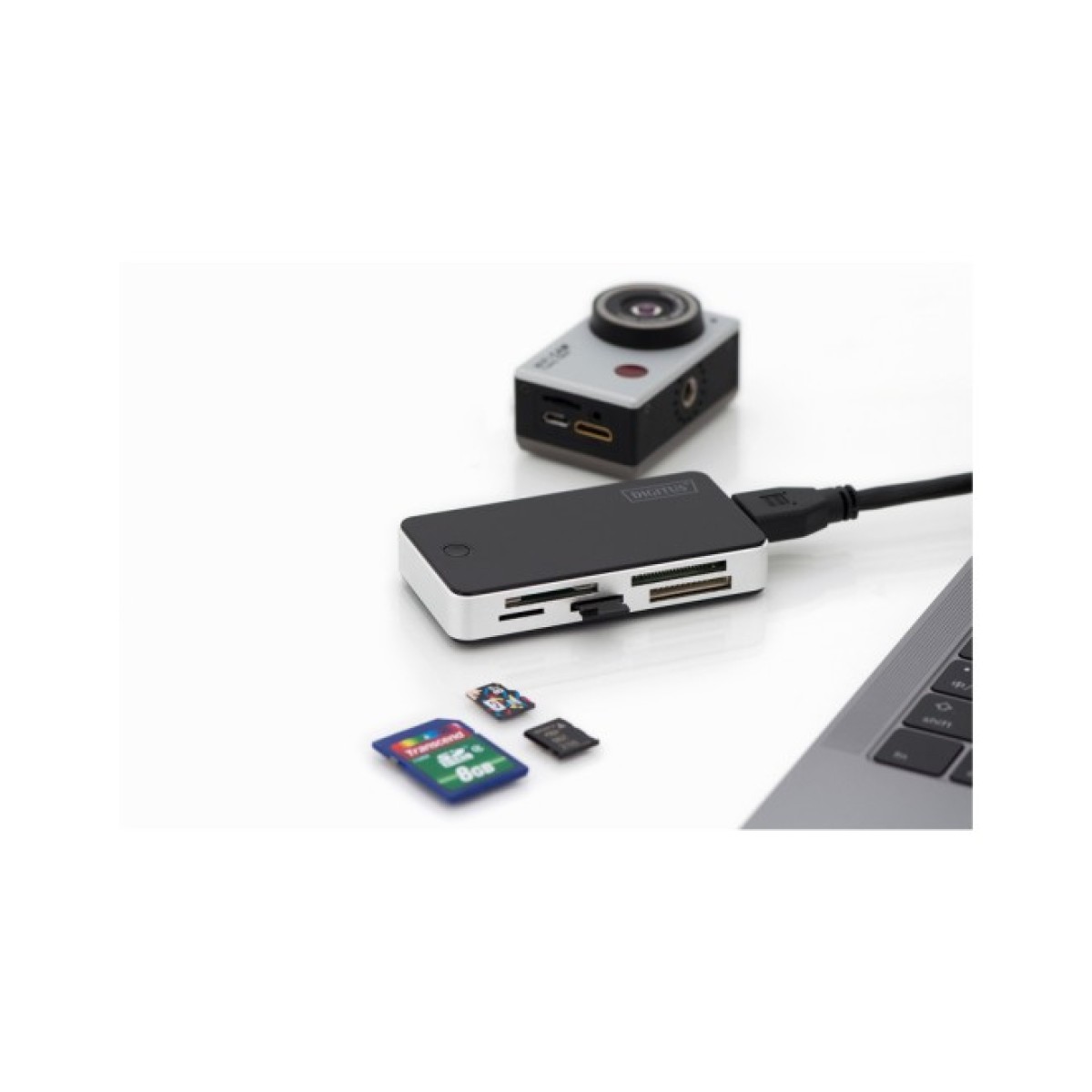 Зчитувач флеш-карт Digitus USB 3.0 All-in-one (DA-70330-1) 98_98.jpg - фото 6