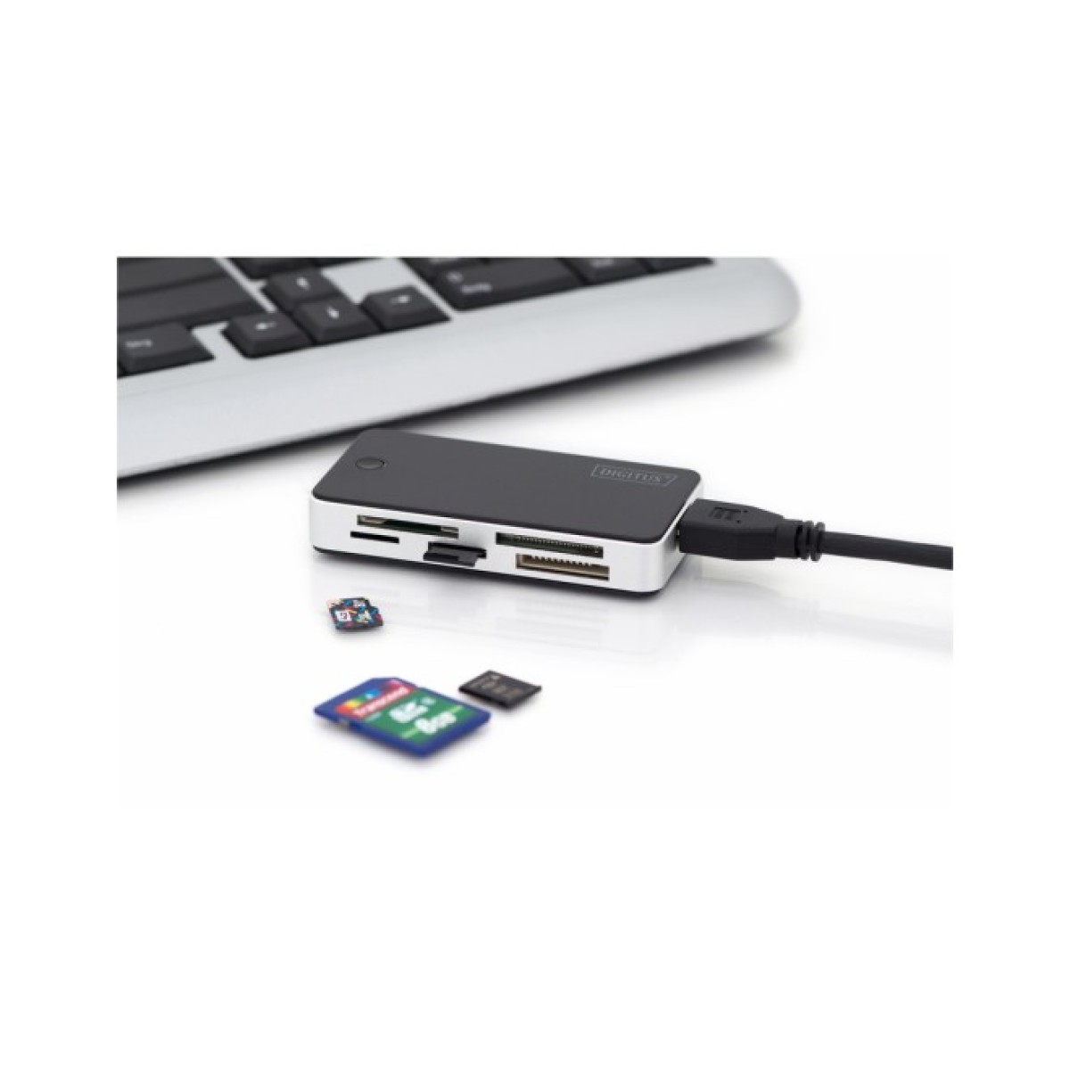 Зчитувач флеш-карт Digitus USB 3.0 All-in-one (DA-70330-1) 98_98.jpg - фото 7