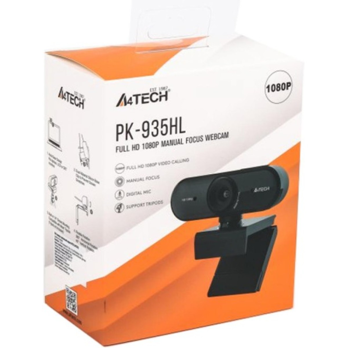 Веб-камера A4Tech PK-935HL 1080P Black (PK-935HL) 98_98.jpg - фото 2