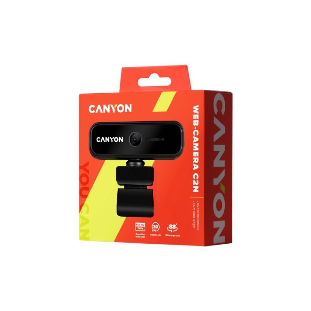 Веб-камера Canyon C2N 1080p Full HD Black (CNE-HWC2N) 98_98.jpg - фото 4