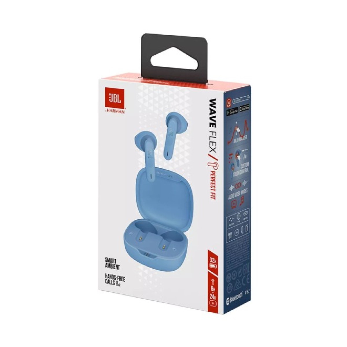 Наушники JBL Wave Flex TWS Blue (JBLWFLEXBLU) 98_98.jpg - фото 2