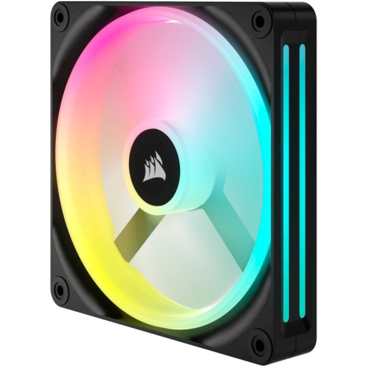 Кулер до корпусу Corsair iCUE Link QX140 RGB PWM PC Fans Starter Kit with iCUE LINK System Hub (CO-9051004-WW) 98_98.jpg - фото 2