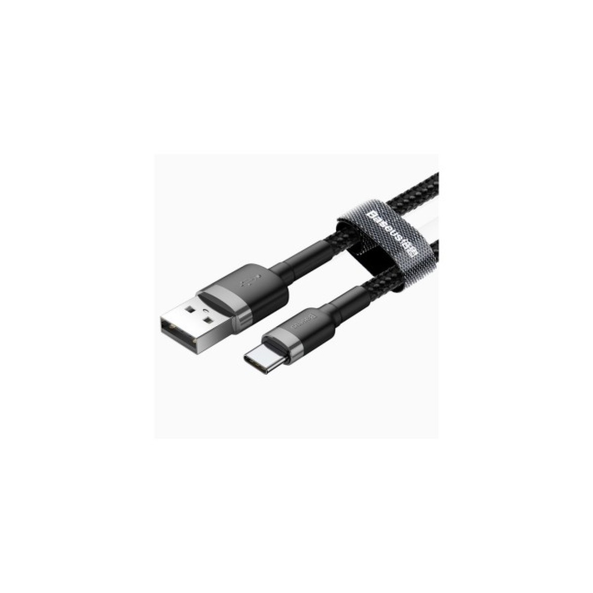 Дата кабель USB 2.0 AM to Type-C 1.0m Black-Grey Baseus (491798) 98_98.jpg - фото 2