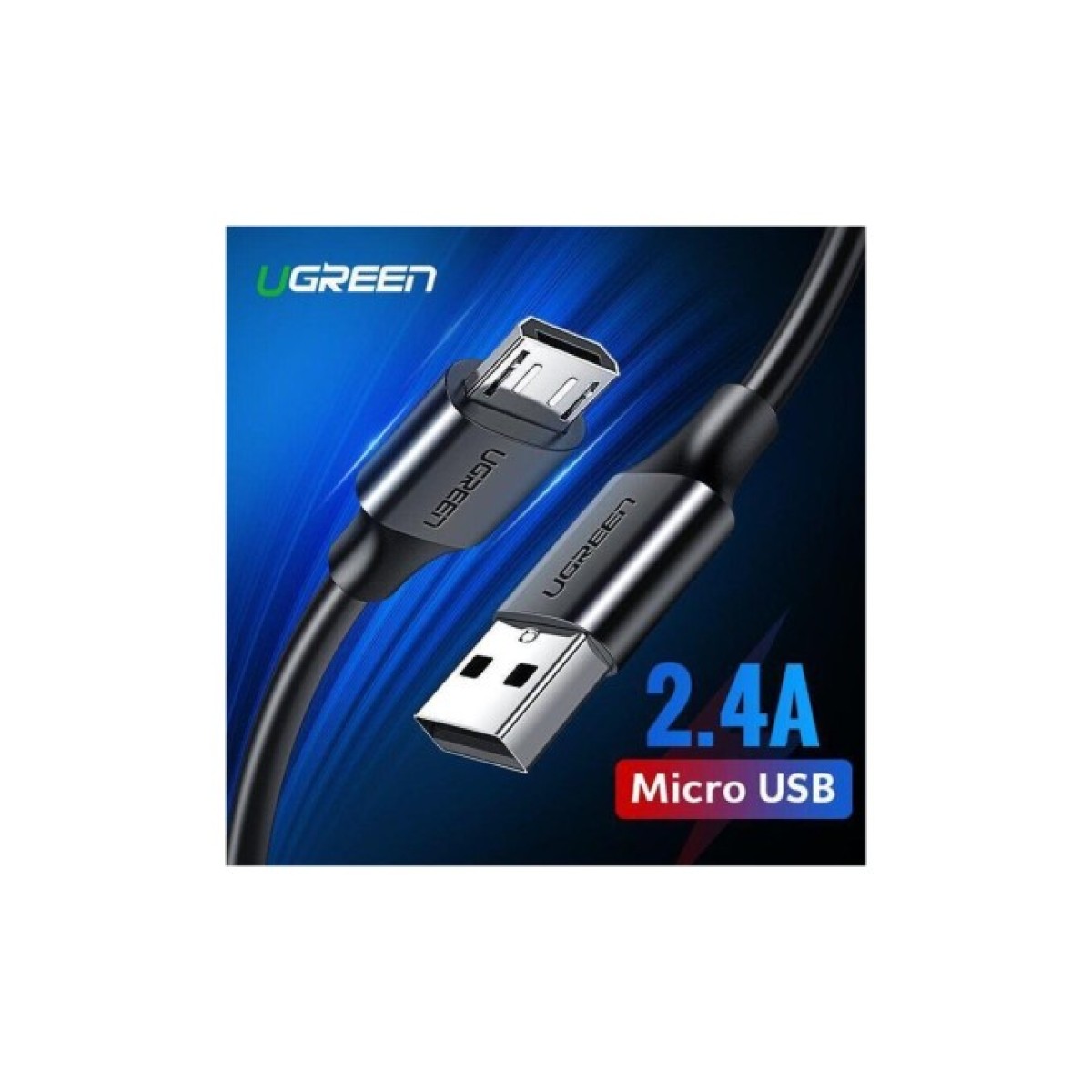 Дата кабель USB 2.0 AM to Micro 5P 1.5m US289 (Black) Ugreen (60137) 98_98.jpg - фото 6