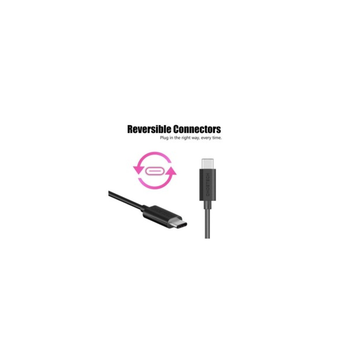 Дата кабель USB 2.0 AM to Type-C 1.0m Choetech (AC0002) 98_98.jpg - фото 2