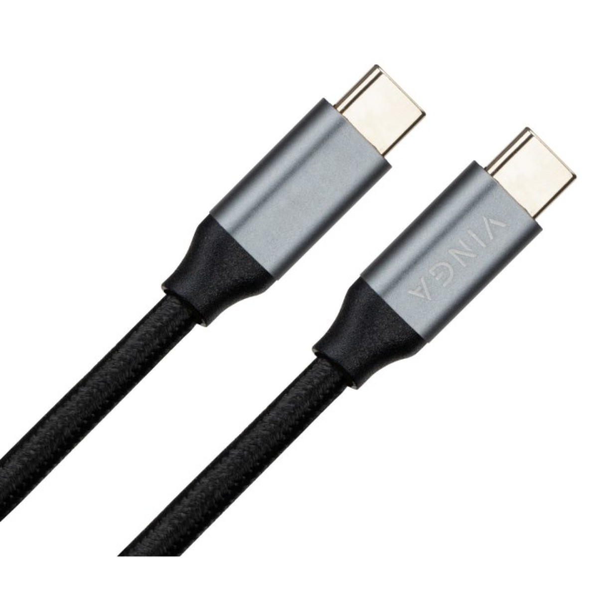 Дата кабель USB-C to USB-C 3.2 Gen 2 1.5m 100W 10GBps Nylon Vinga (VCPDCU3215) 98_98.jpg - фото 3