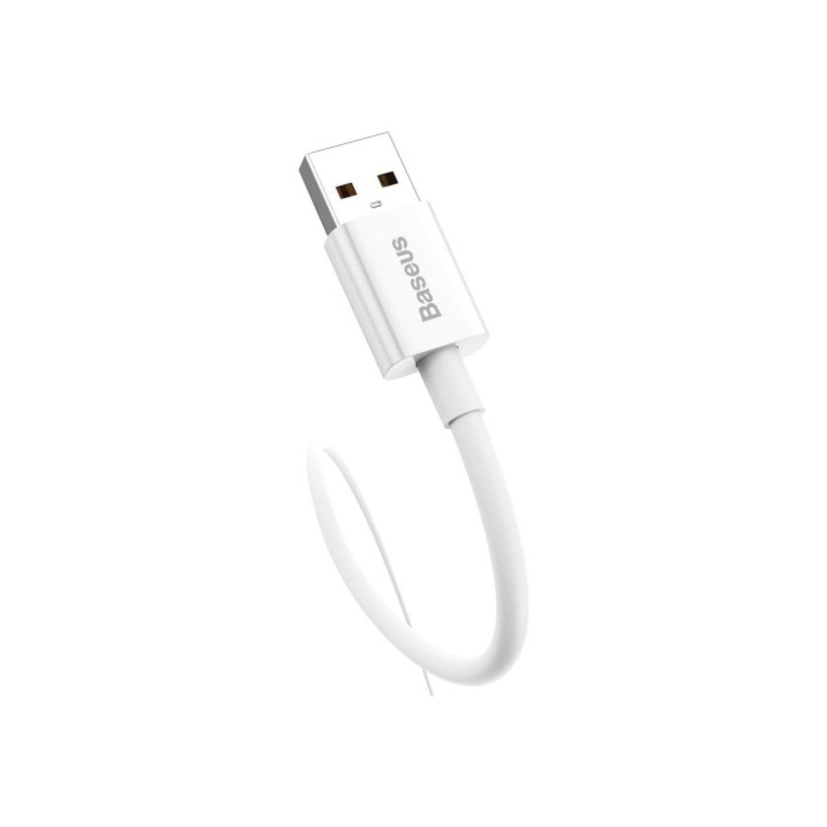 Дата кабель USB 2.0 AM to Type-C 1.0m 5A White Baseus (CAYS001302) 98_98.jpg - фото 3