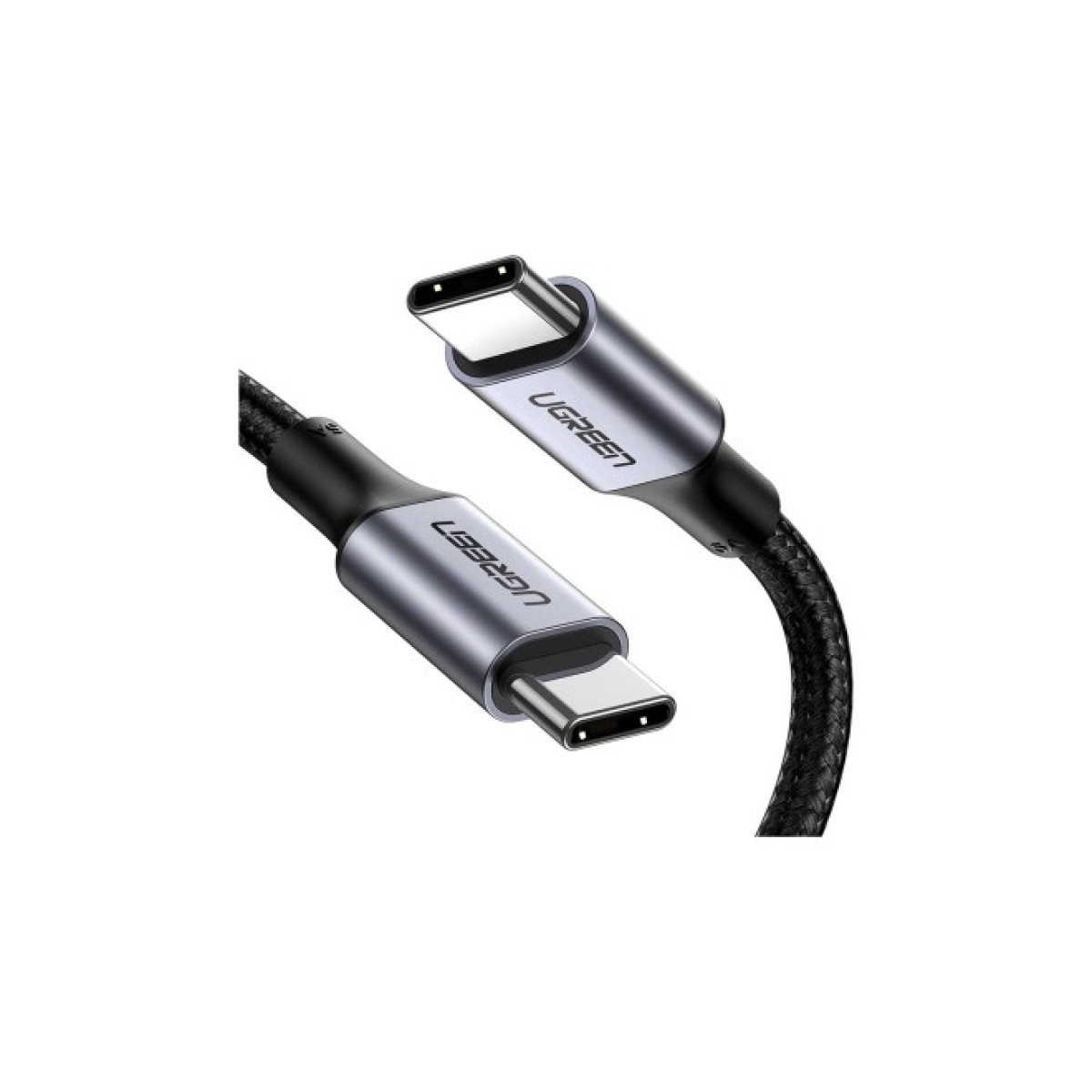 Дата кабель USB 2.0Type-C to Type-C 1.5m 100W US316 Space Gray Ugreen (70428) 98_98.jpg - фото 1