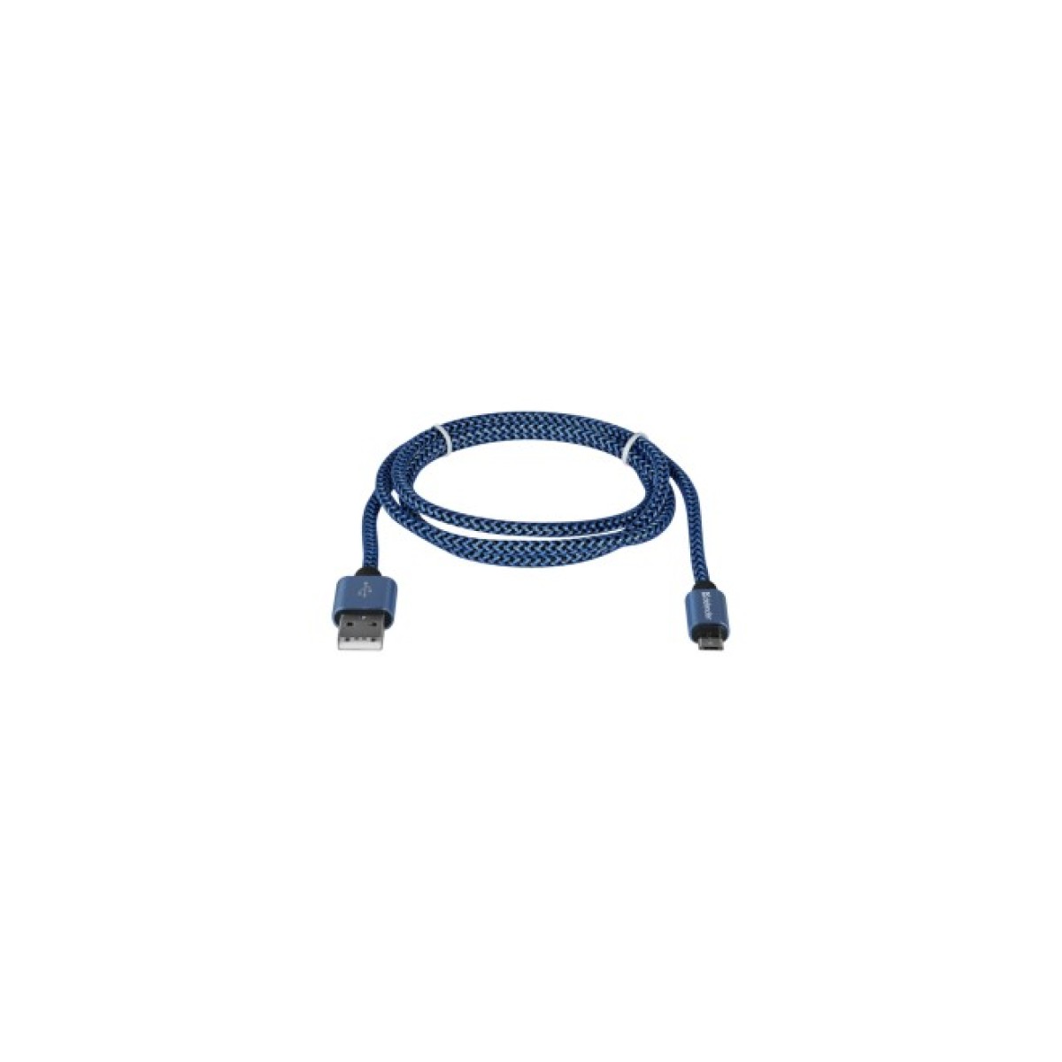 Дата кабель USB 2.0 AM to Micro 5P 1.0m USB08-03T blue Defender (87805) 98_98.jpg - фото 2