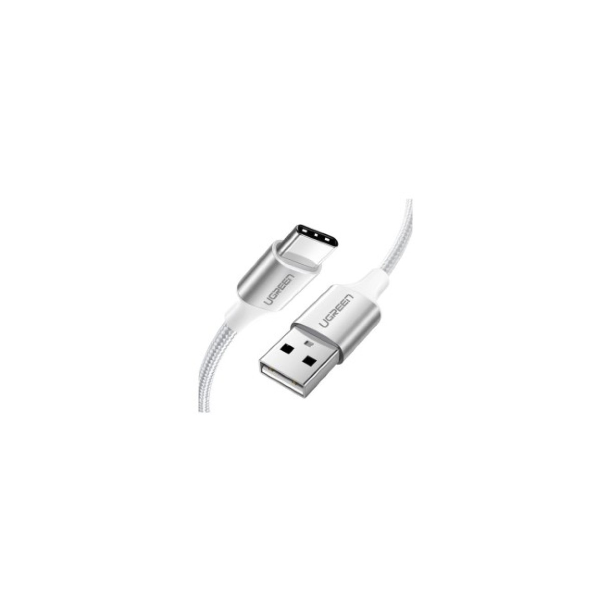 Дата кабель USB 2.0 AM to Type-C 3.0m 3.0A 18W US288 White Ugreen (60409) 98_98.jpg