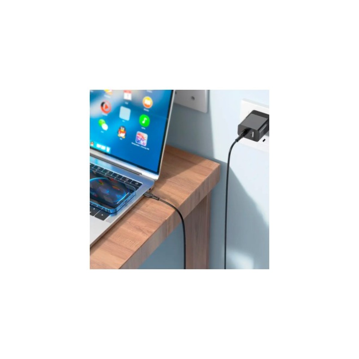 Дата кабель USB-C to USB-C 1.0m BX51 Triumph 60W Black BOROFONE (BX51CCB) 98_98.jpg - фото 4