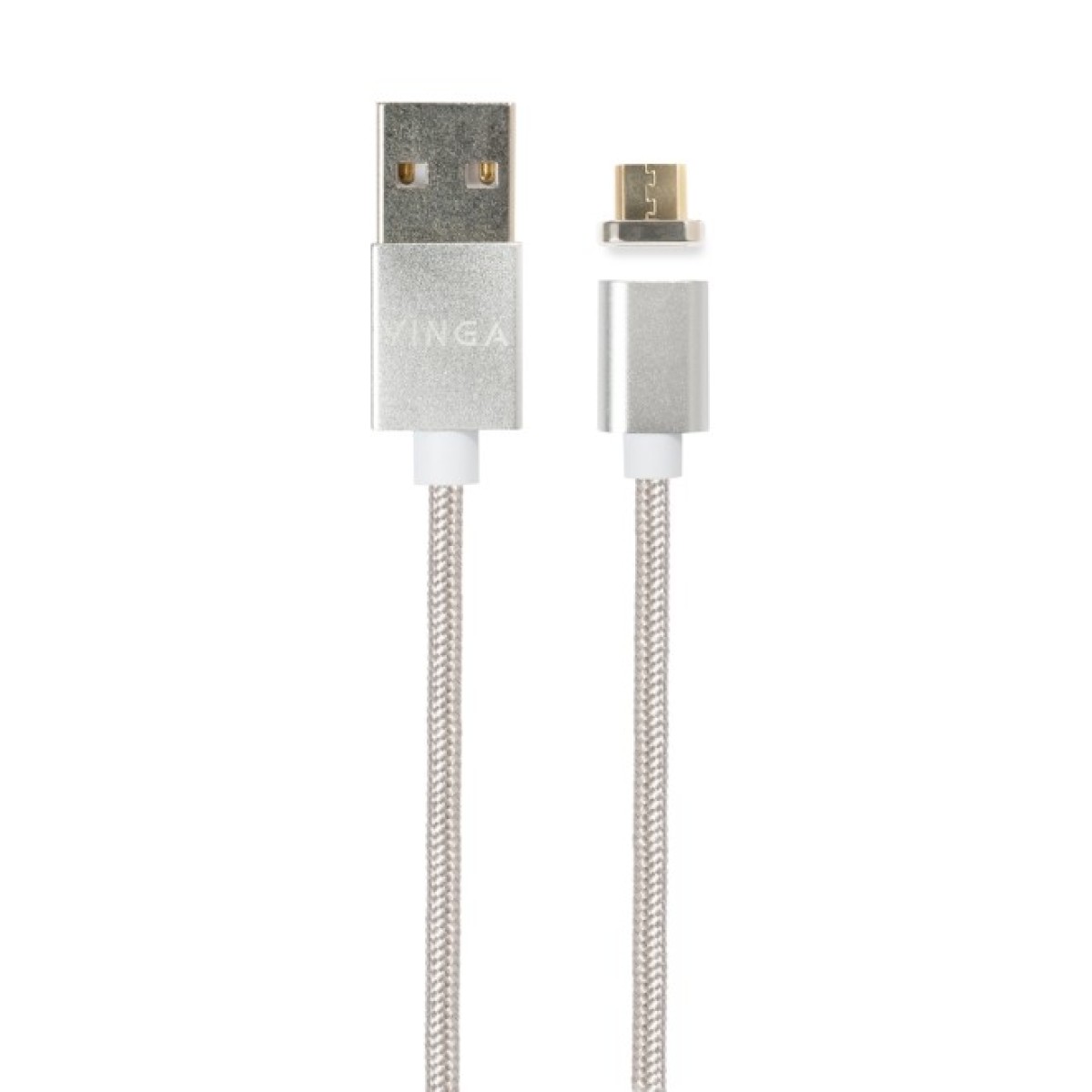 Дата кабель USB 2.0 AM to Micro 5P 1.0m Magnetic Vinga (VCPDCMMAG1S) 98_98.jpg - фото 2