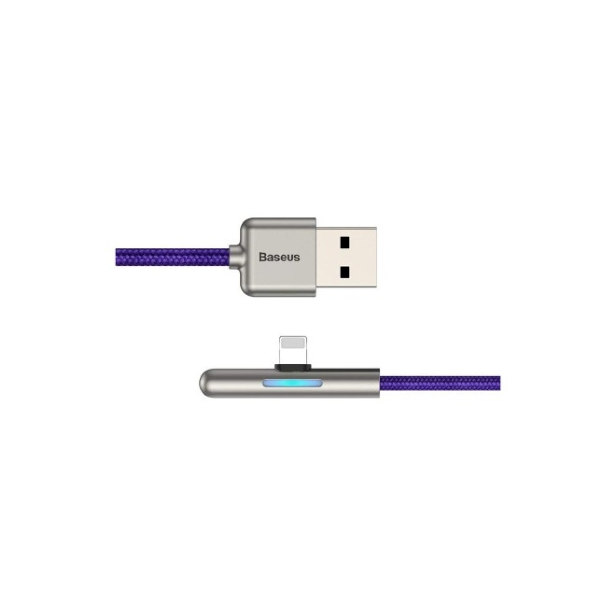 Дата кабель USB 3.1 AM to Lightning 1.0m CAL7C 1.5A 90 Purple Baseus (CAL7C-A05) 98_98.jpg - фото 5