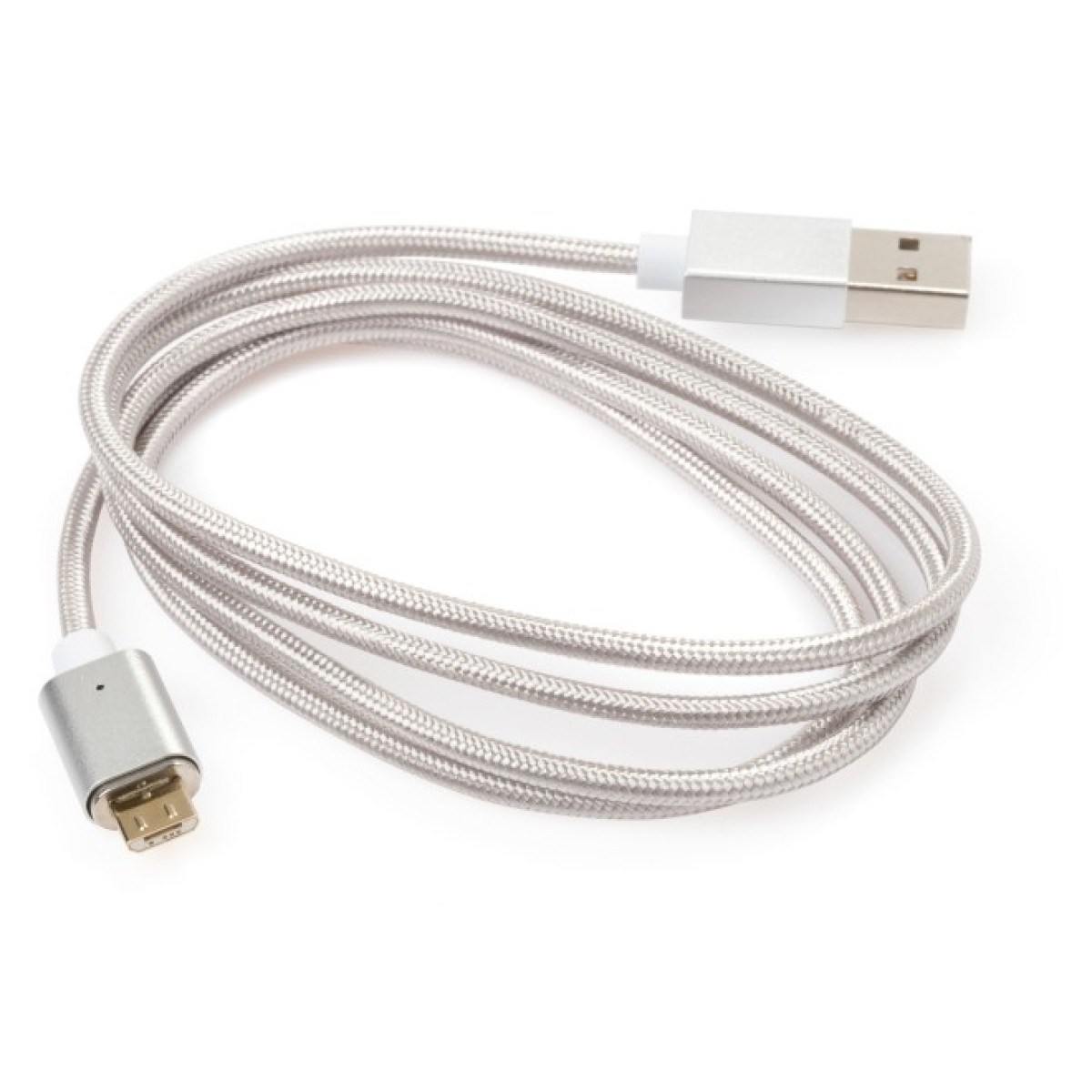Дата кабель USB 2.0 AM to Micro 5P 1.0m Magnetic Vinga (VCPDCMMAG1S) 98_98.jpg - фото 3