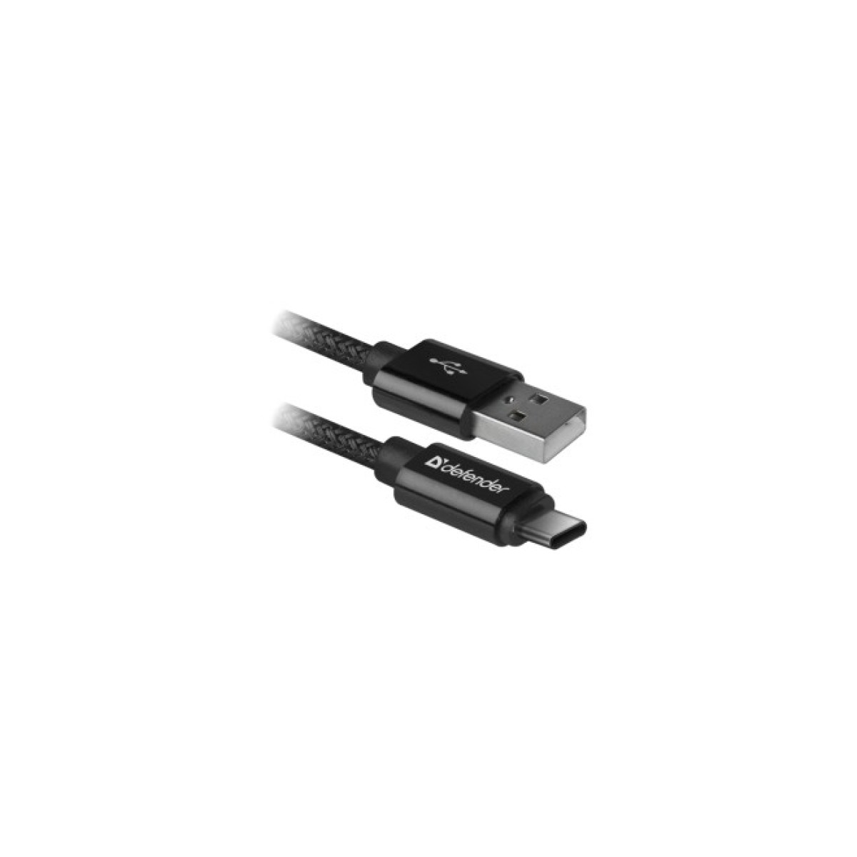Дата кабель USB 2.0 AM to Type-C 1.0m USB09-03T PRO Black Defender (87814) 256_256.jpg