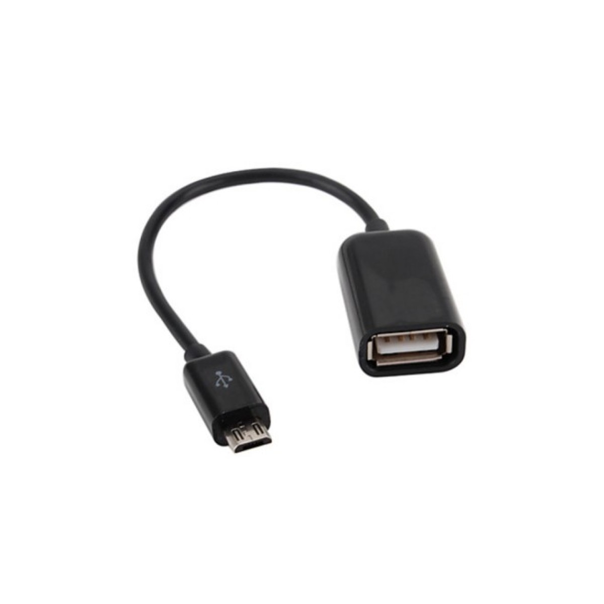 Дата кабель OTG USB 2.0 AF to Micro 5P 0.16m Lapara (LA-UAFM-OTG black) 256_256.jpg