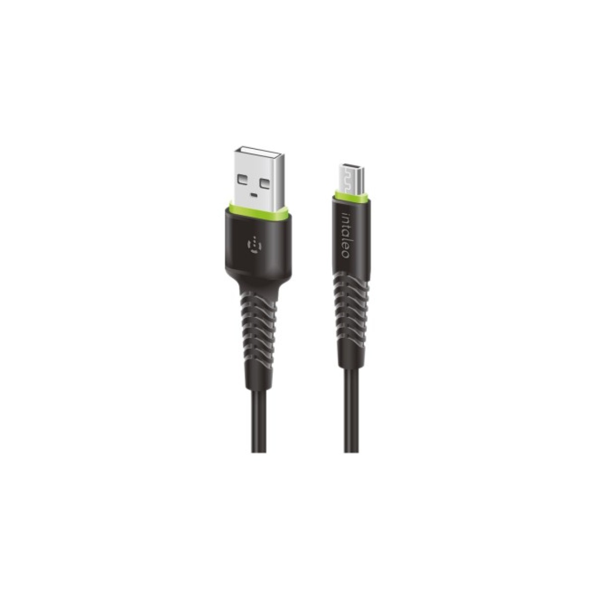 Дата кабель USB 2.0 AM to Micro 5P 2.0m CBFLEXM2 black Intaleo (1283126521430) 98_98.jpg - фото 1