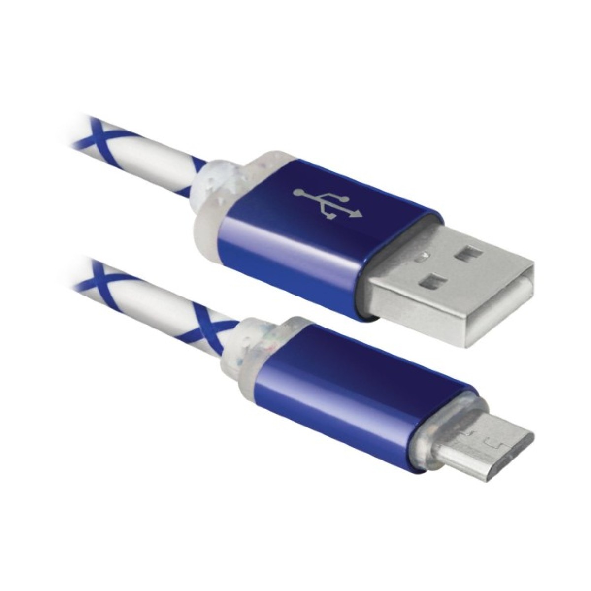 Дата кабель USB08-03LT USB - Micro USB, BlueLED backlight, 1m Defender (87555) 256_256.jpg