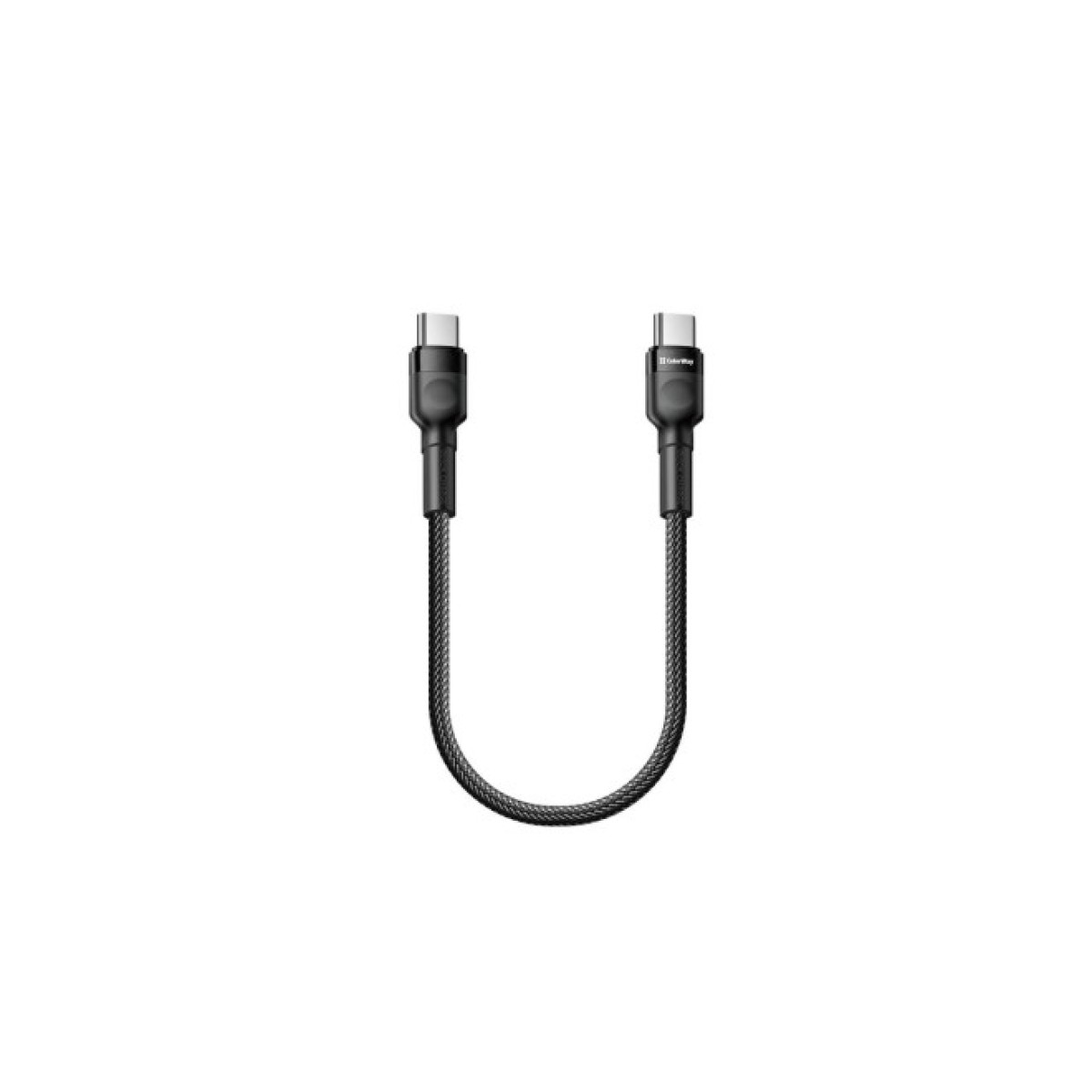 Дата кабель USB-C to USB-C 0.3m 3А black ColorWay (CW-CBPDCC054-BK) 98_98.jpg - фото 9