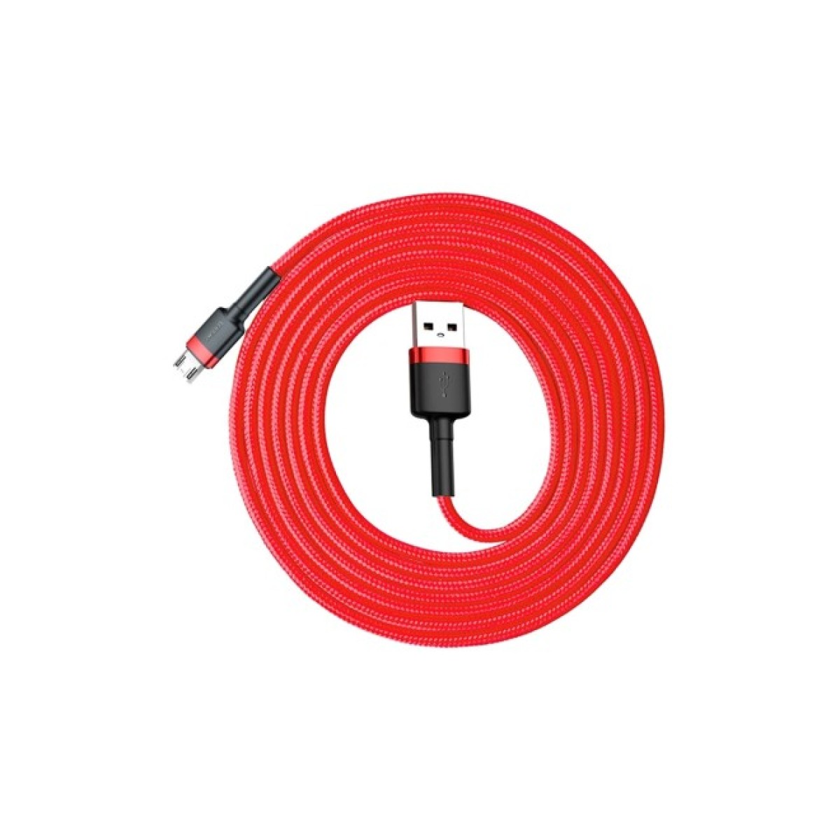 Дата кабель USB 2.0 AM to Micro 5P 2.0m 1.5A Red Baseus (CAMKLF-C09) 98_98.jpg - фото 3