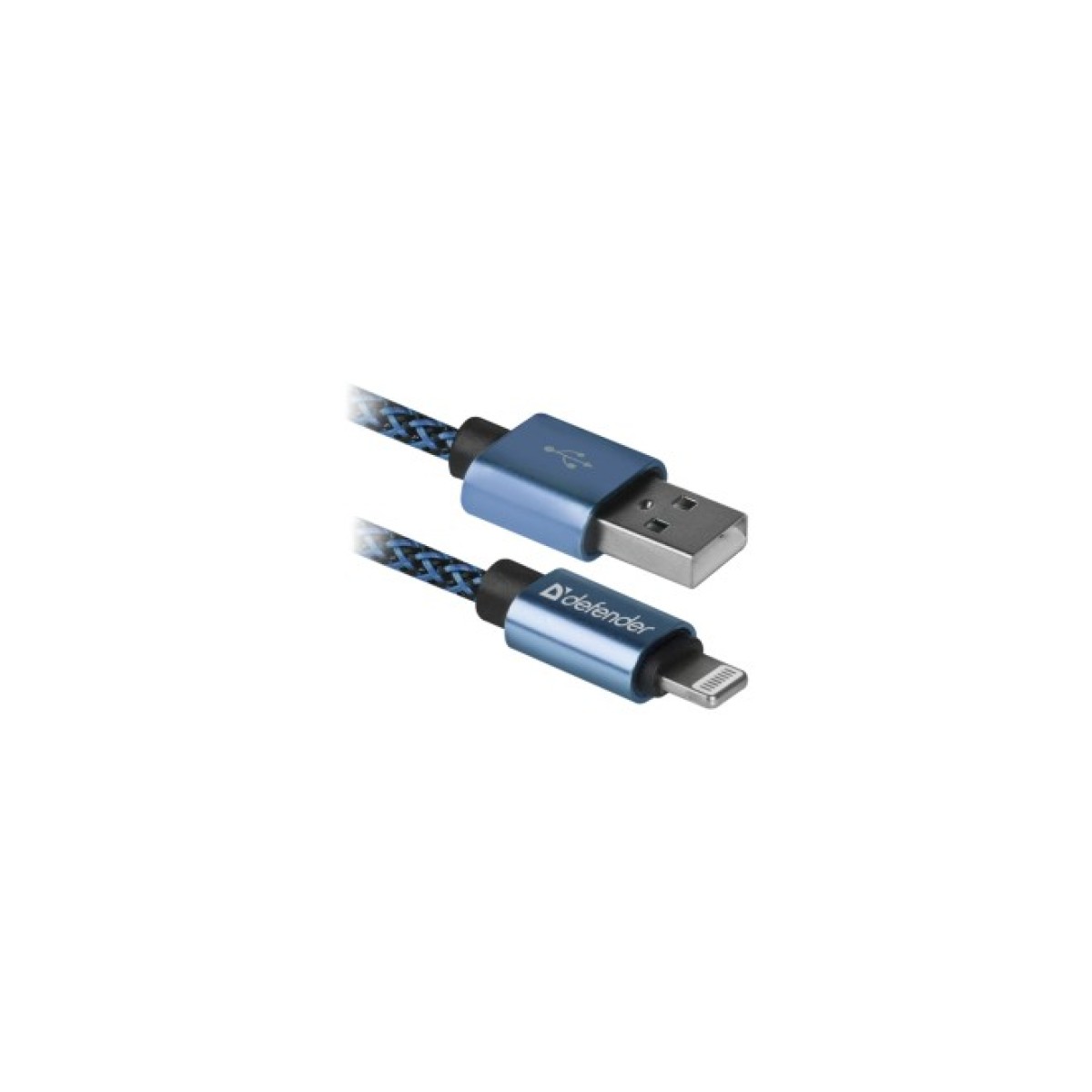 Дата кабель USB 2.0 AM to Lightning 1.0m ACH01-03T 2.1A blue Defender (87811) 256_256.jpg