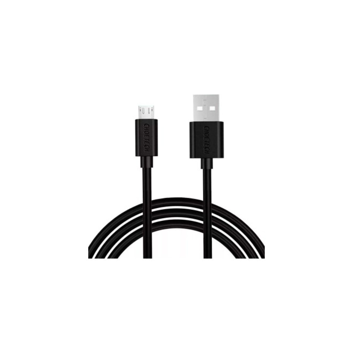 Дата кабель USB 2.0 AM to Micro 5P 1.2m 2.4A PVC Choetech (AB003) 98_98.jpg - фото 1