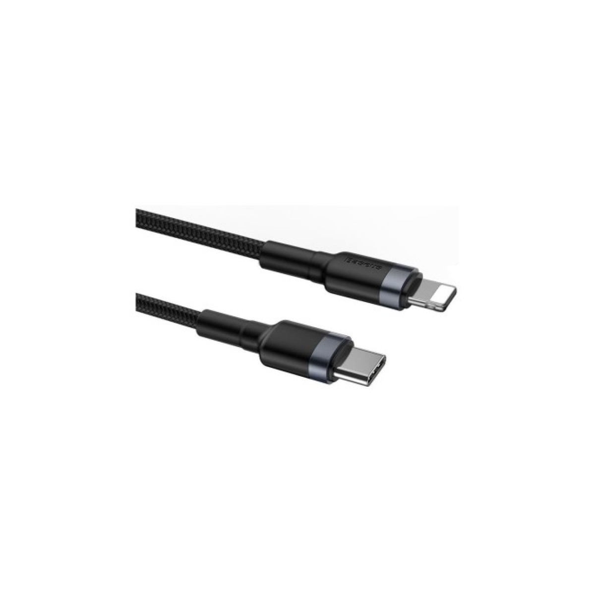 Дата кабель USB-C to Lightning 1.0m 18W 2.1A Cafule Black-Grey Baseus (CATLKLF-G1) 98_98.jpg - фото 7